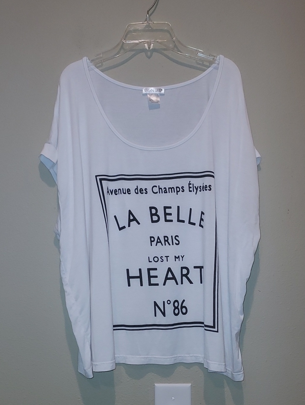 Venus Dolman Sleeve Tee Shirt - Picture 2 of 8
